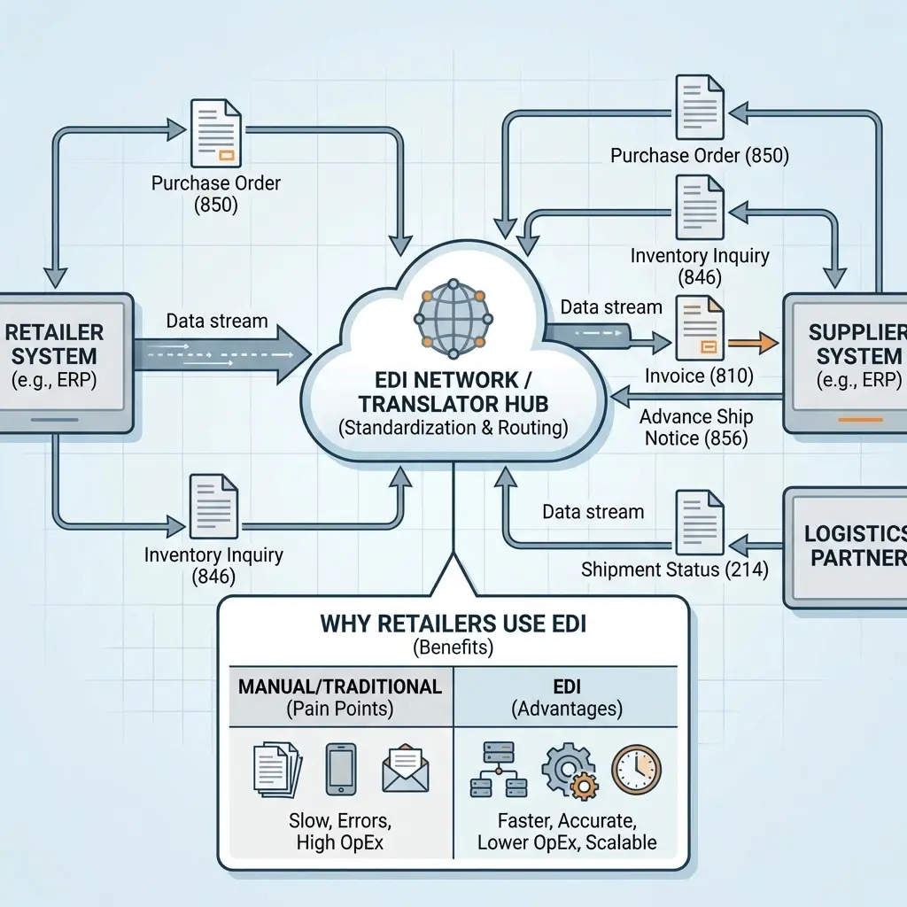 EDI for Retail: Essential Guide for E-Commerce Brands